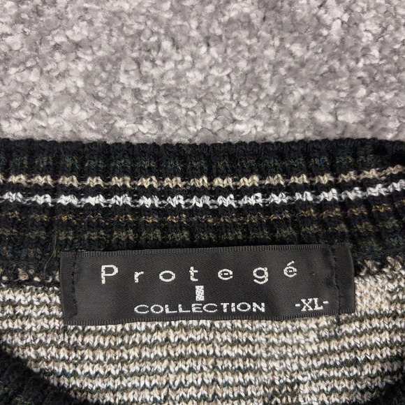 VTG Protege Sweater Men's XL Coogi Style 3D Knit Biggie Cosby Made in USA - Picture 3 of 9